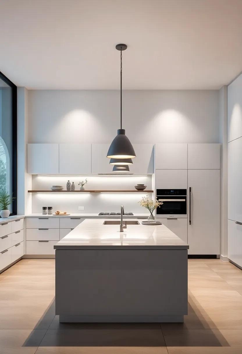 A Symphony​ of Light and Design in Modern Kitchen Islands