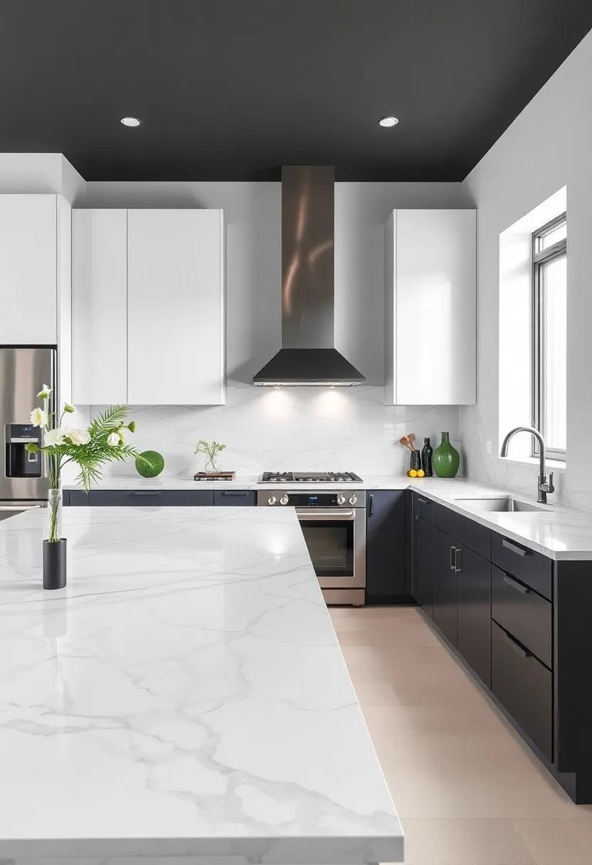 Elevate Your⁣ Kitchen Aesthetic‍ With Striking Marble Countertops