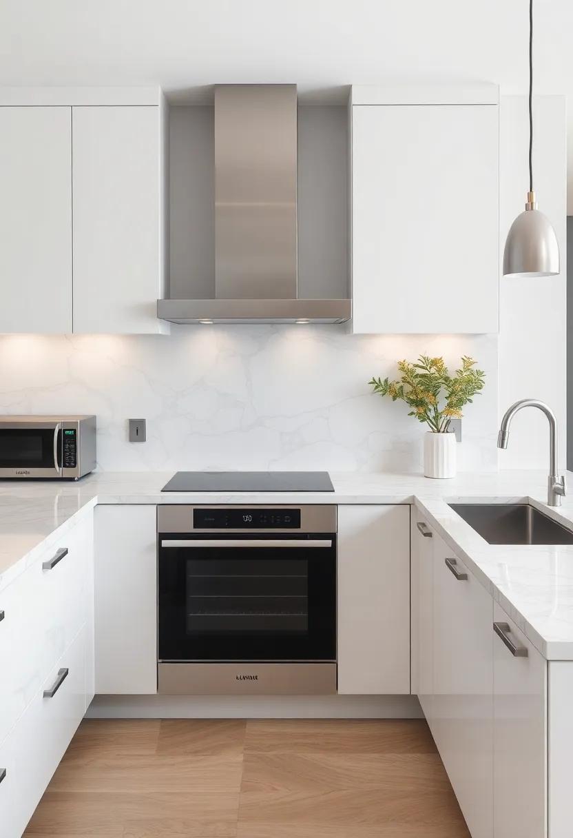 The Symphony ⁣of‌ Marble ​and ⁢Modern ‌Appliances in⁤ Culinary⁤ Areas