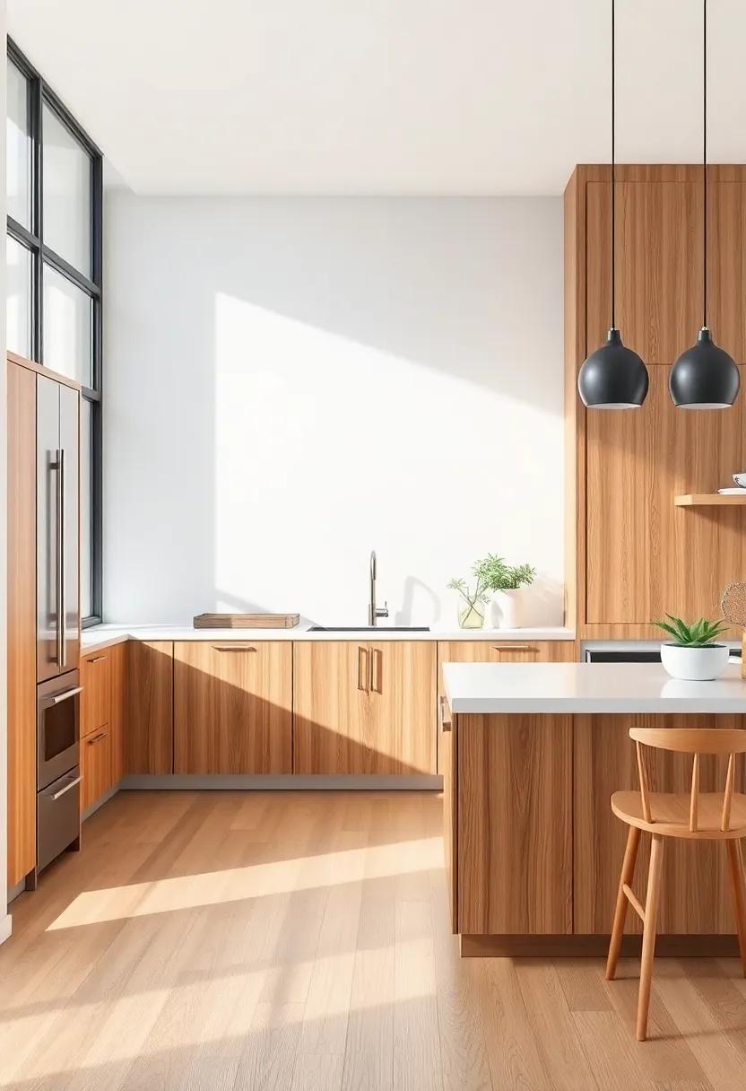 Embracing Natural Beauty in Kitchen ⁢Design‌ with Warm Wooden Accents