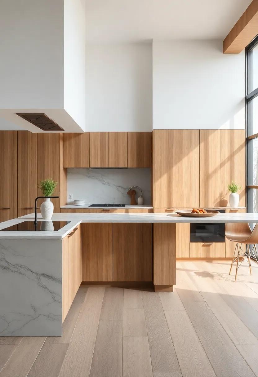 Integrating⁣ Natural Stone and Wood for ‍a‌ Balanced Kitchen ⁤Look