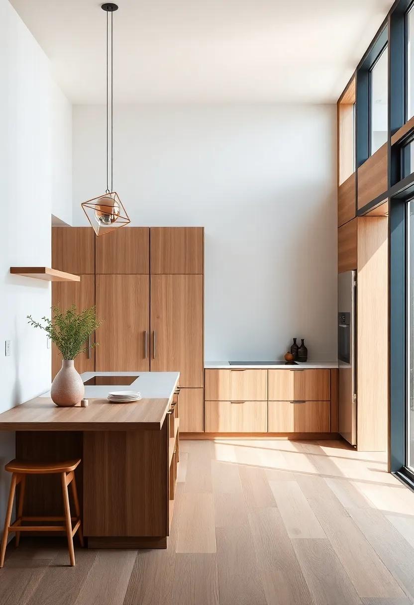 Minimalism ‍Meets⁤ Nature: Simple ⁣Wood ⁤Designs for ​Modern Kitchens