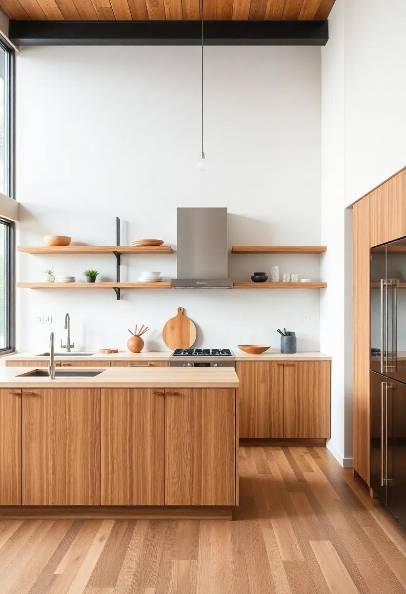 Open Shelving Ideas: Showcasing ‍Wood's‍ Warmth ​and ‍Functionality