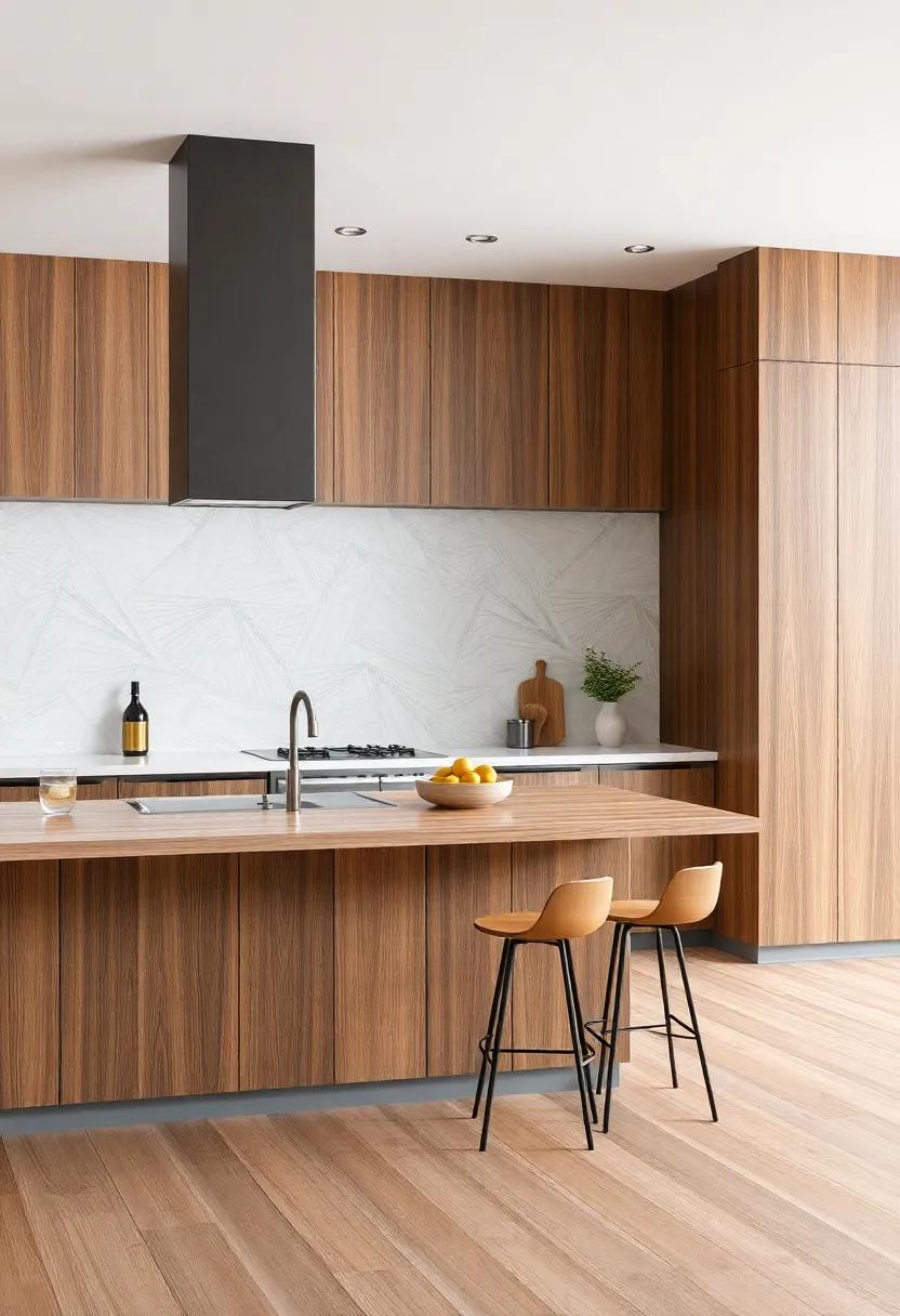 The Rich Textures of Wood: Elevating⁢ Aesthetic Appeal in Modern⁣ Kitchens