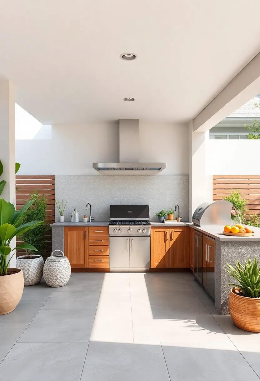 Balancing Style and ⁤Functionality in Your Outdoor‍ Cooking Area