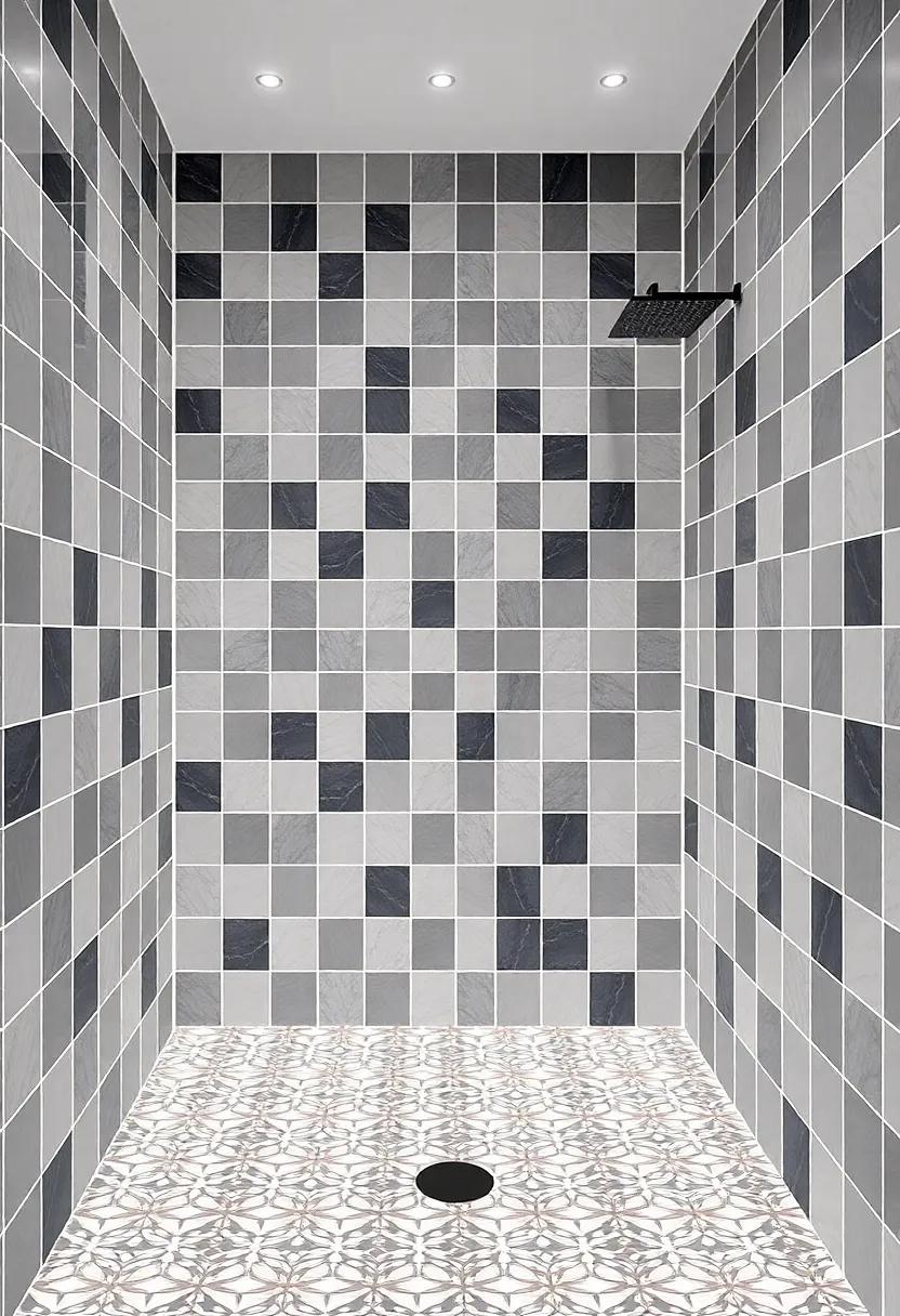 Bold Patterns that Transform: Exploring geometric ‌Tile Designs for Showers