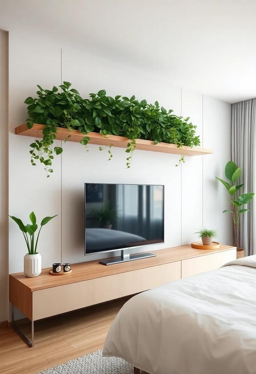 Bringing Nature Indoors: Adding Greenery to Your TV unit Design