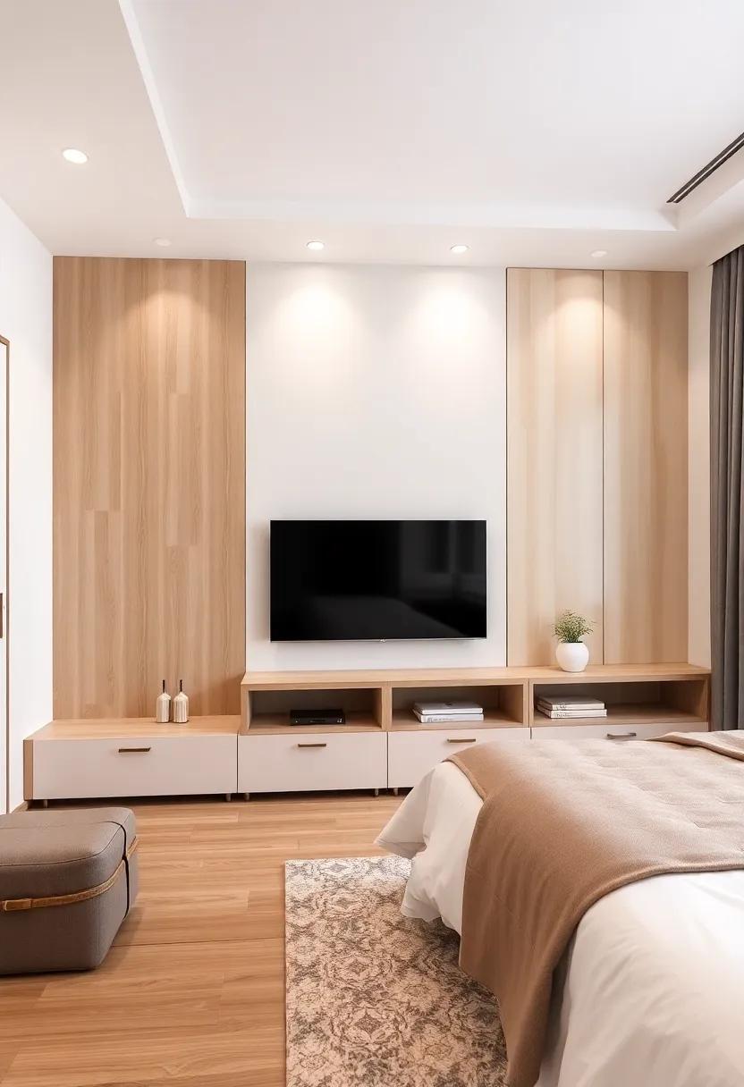 Emphasizing⁤ Storage Solutions in Modular Bedroom​ TV Units