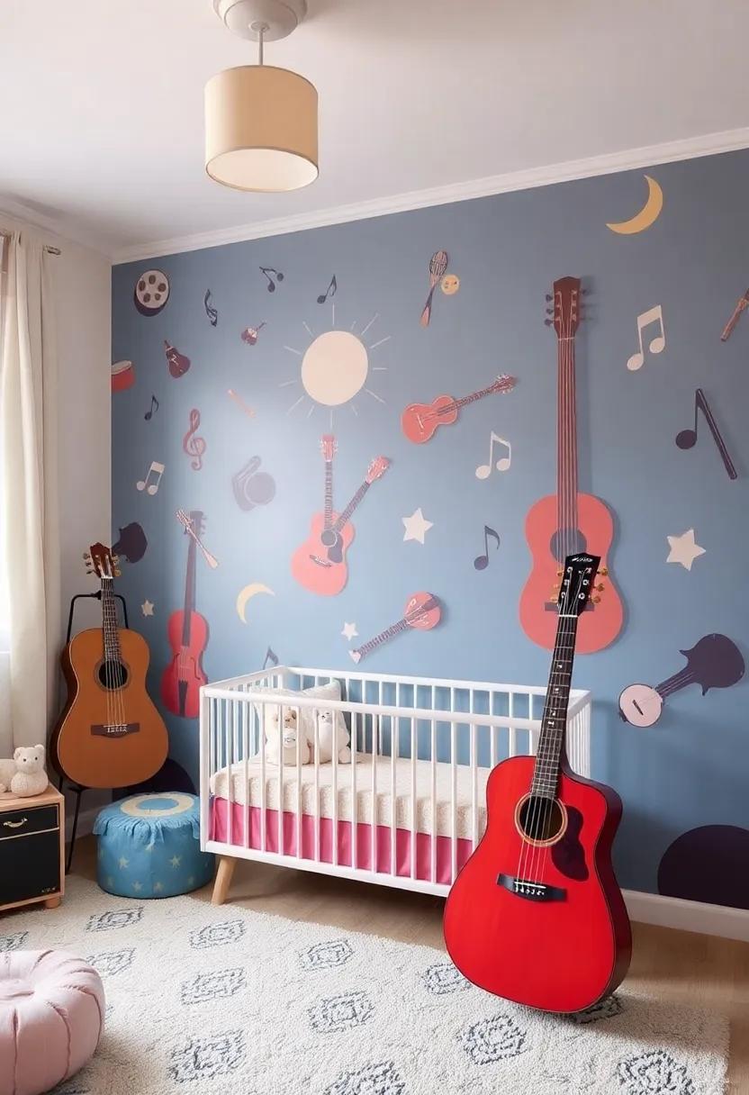 Melody‌ Murals: Painting a⁣ Wall ⁢with Instruments ⁢and Musical Scenes