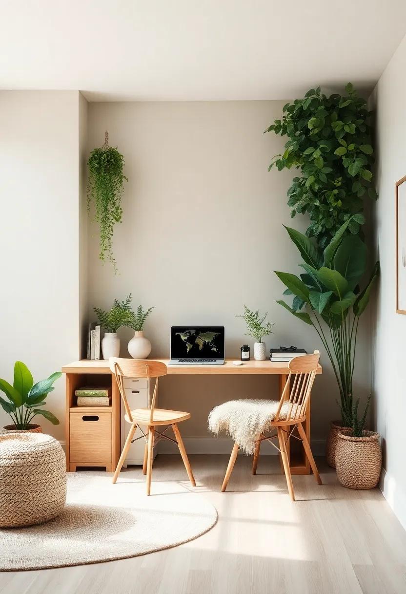 Crafting a Study Space ‍Flowing with⁣ Natural Inspiration