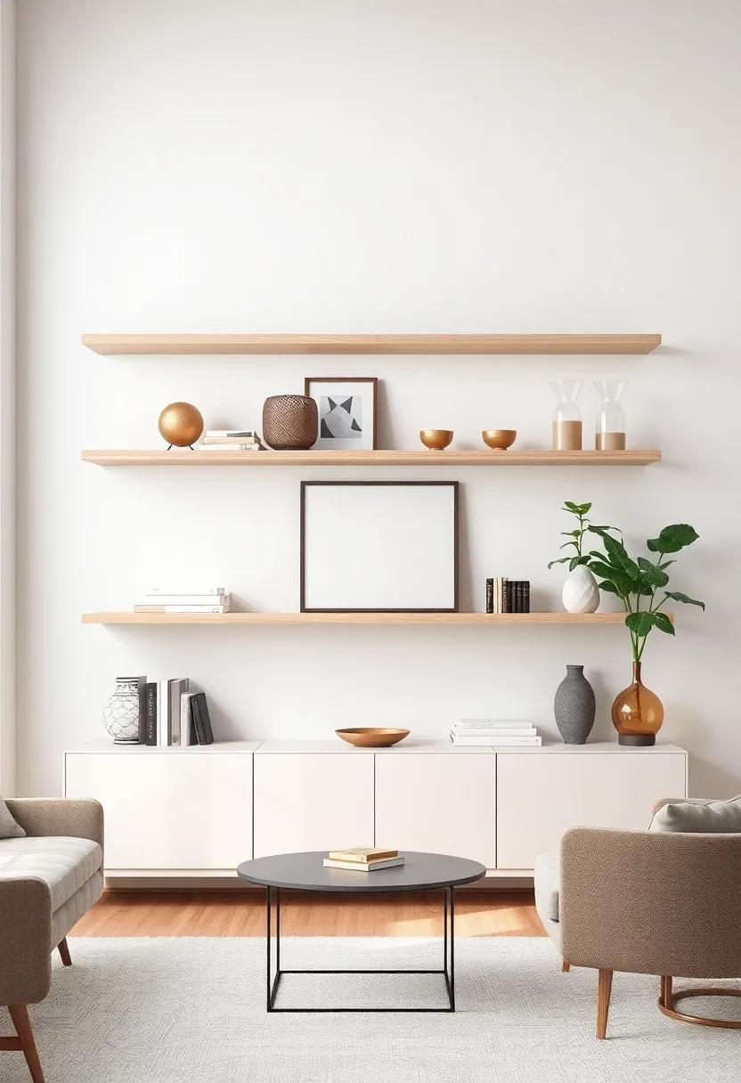 Accent features: Adding Decorative Elements ⁢to Your Open Shelves