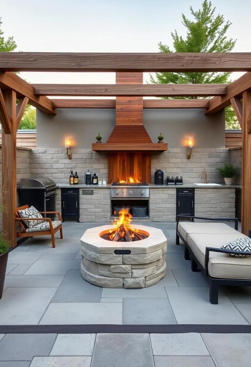 The Magic ⁤of Fire: Designing a Cozy ​Cooking​ Space with ‌a Fire Pit