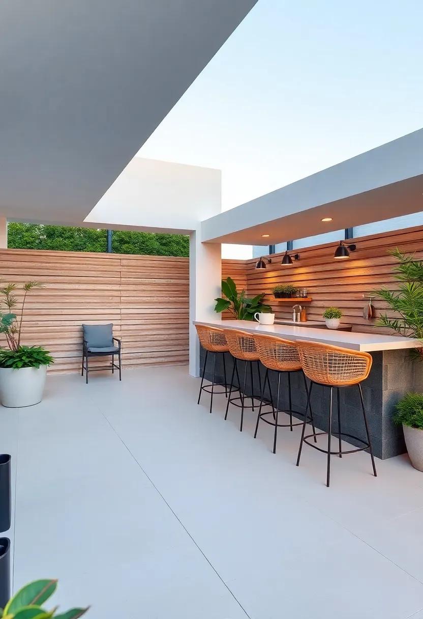 Contemporary Designs: Modern Bar ‍Stools ⁤That ⁢Elevate Your⁣ Patio Style