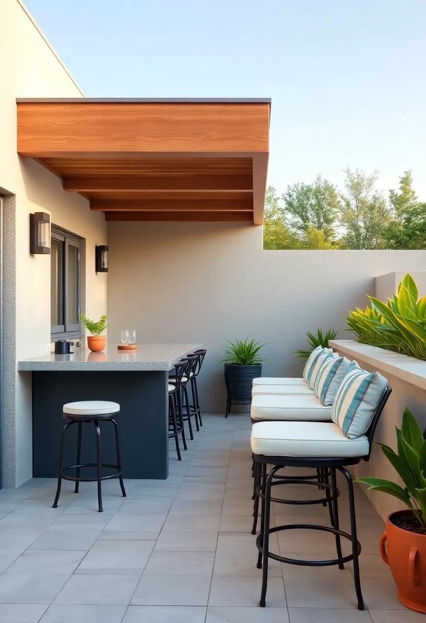 outdoor Comfort: cushioned Bar ⁤Stools for ⁣Endless Relaxation