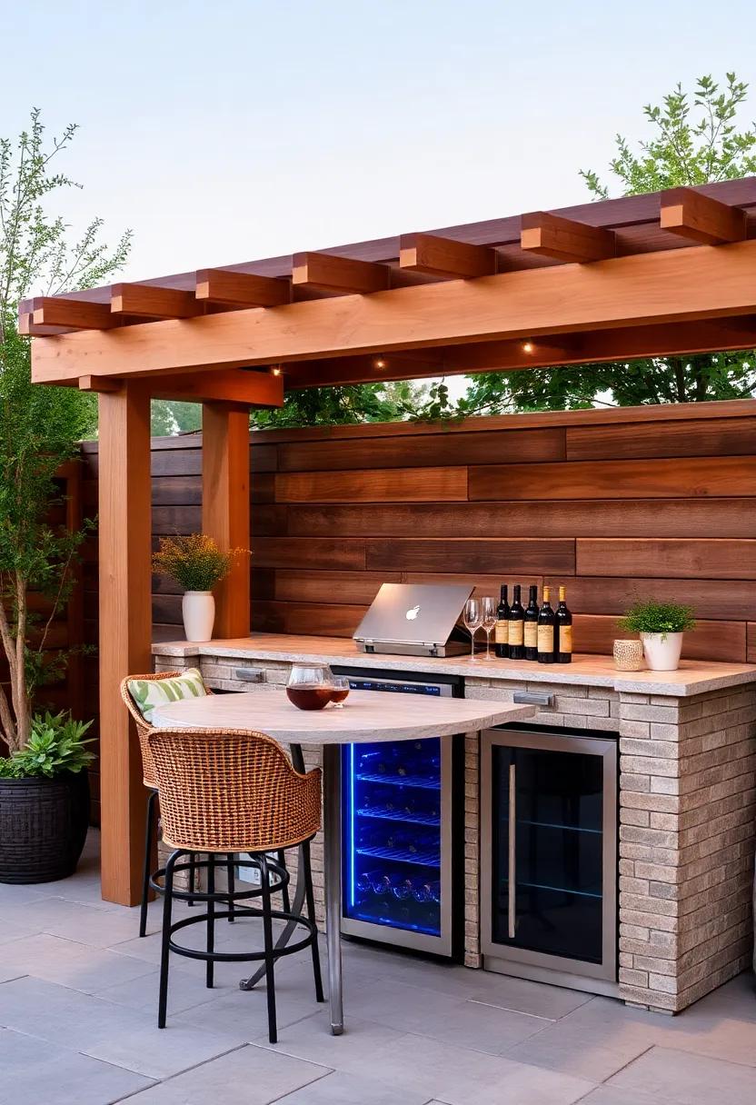 Crafting the Perfect Outdoor Ambiance with Stylish⁢ Patio​ Bars