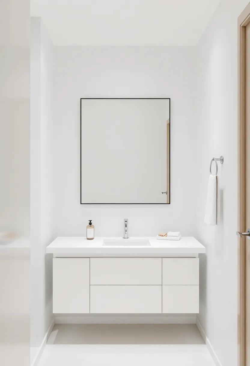 Modern‍ Minimalism: Sleek Vanity ‍Options for Contemporary⁢ Powder Rooms