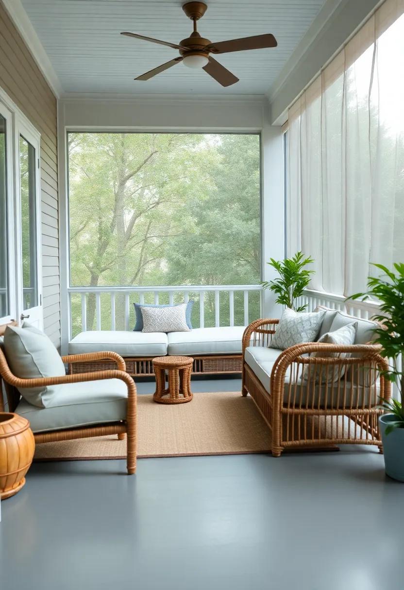 Mix Different Textures To Create An Inviting Porch Atmosphere