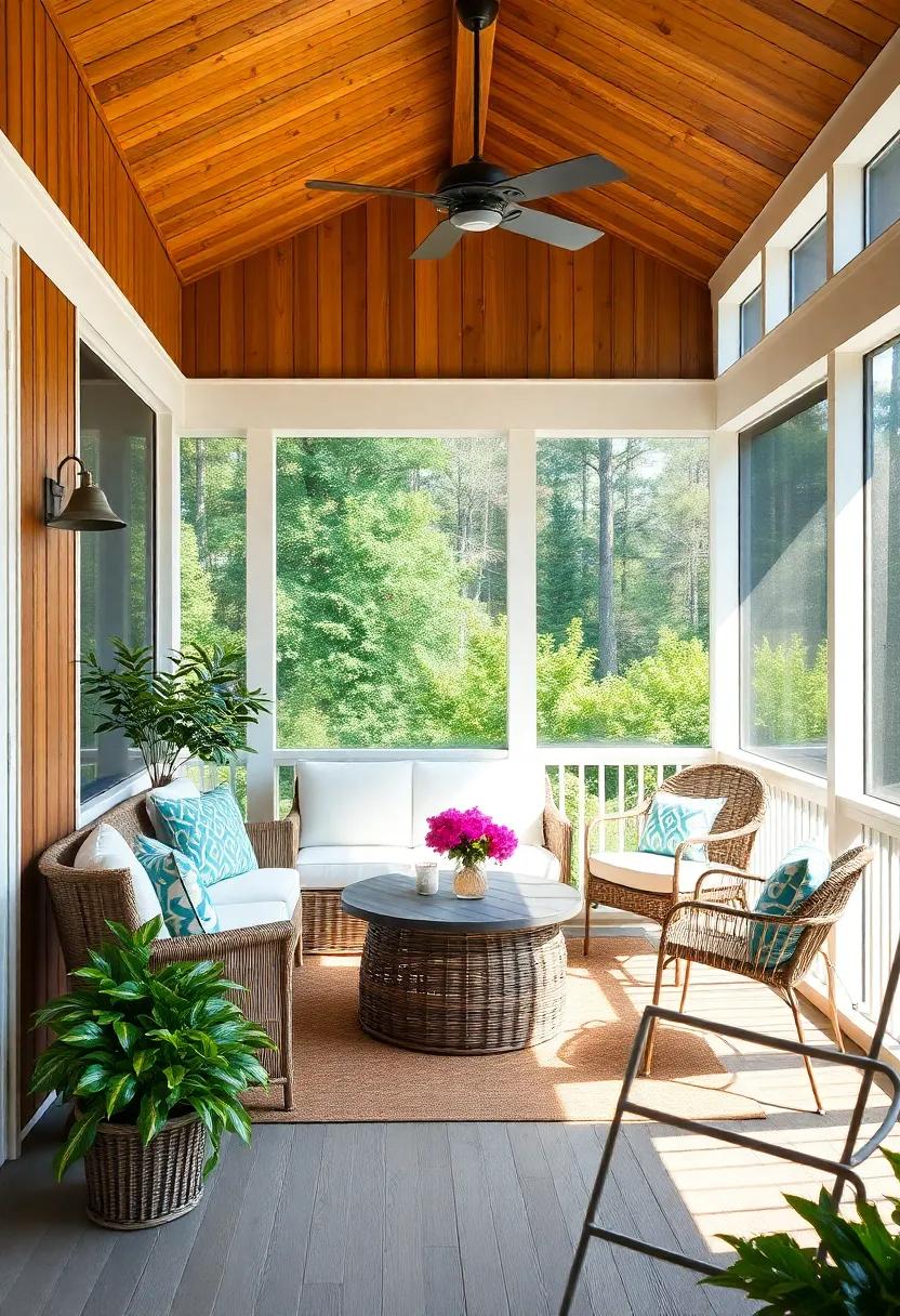 The Art of Choosing the Perfect Furniture for a Screened Porch Retreat