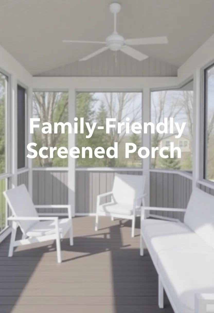 Designing a Family-Friendly Screened Porch for All Ages