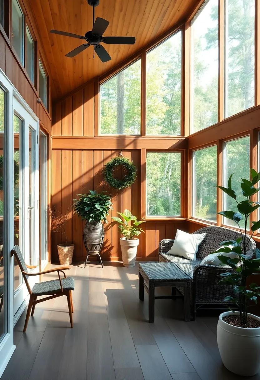 Embracing the Joy of Natural Light in a Screened Porch Oasis