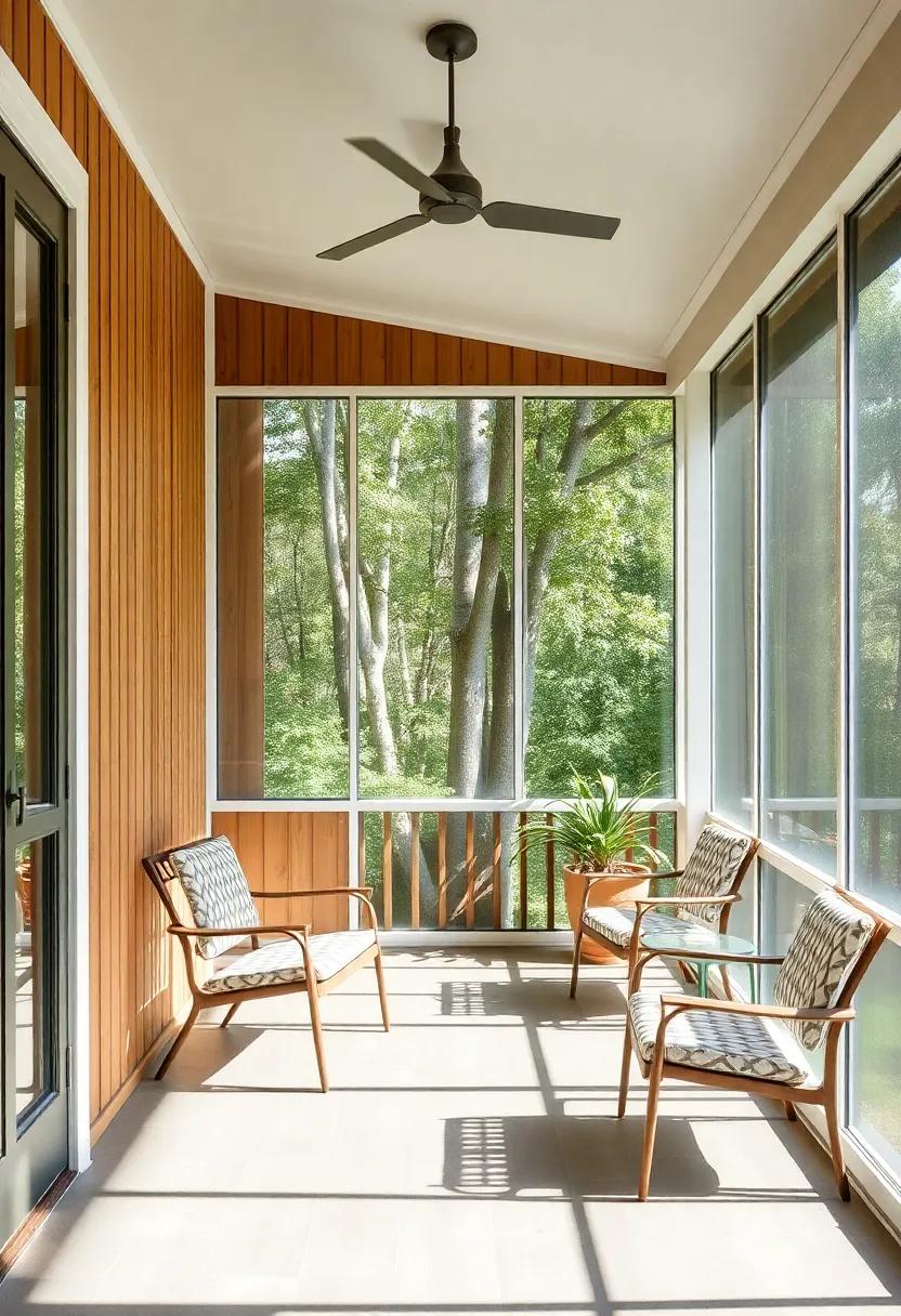 Inviting Fresh Breezes: The Benefits of Open air in a Screened Porch