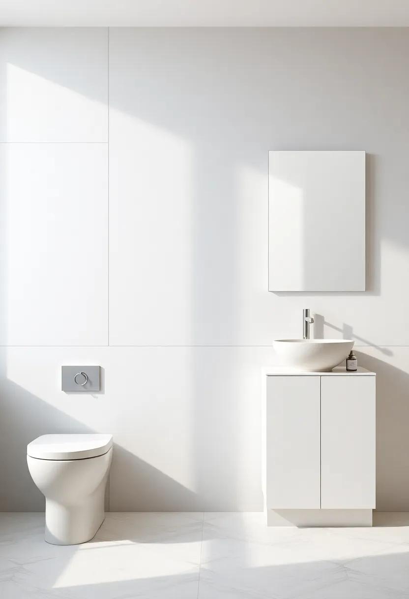 Elevate Your⁢ Bathroom Aesthetic with Minimalist Wall Designs Featuring ⁤neutral Tones