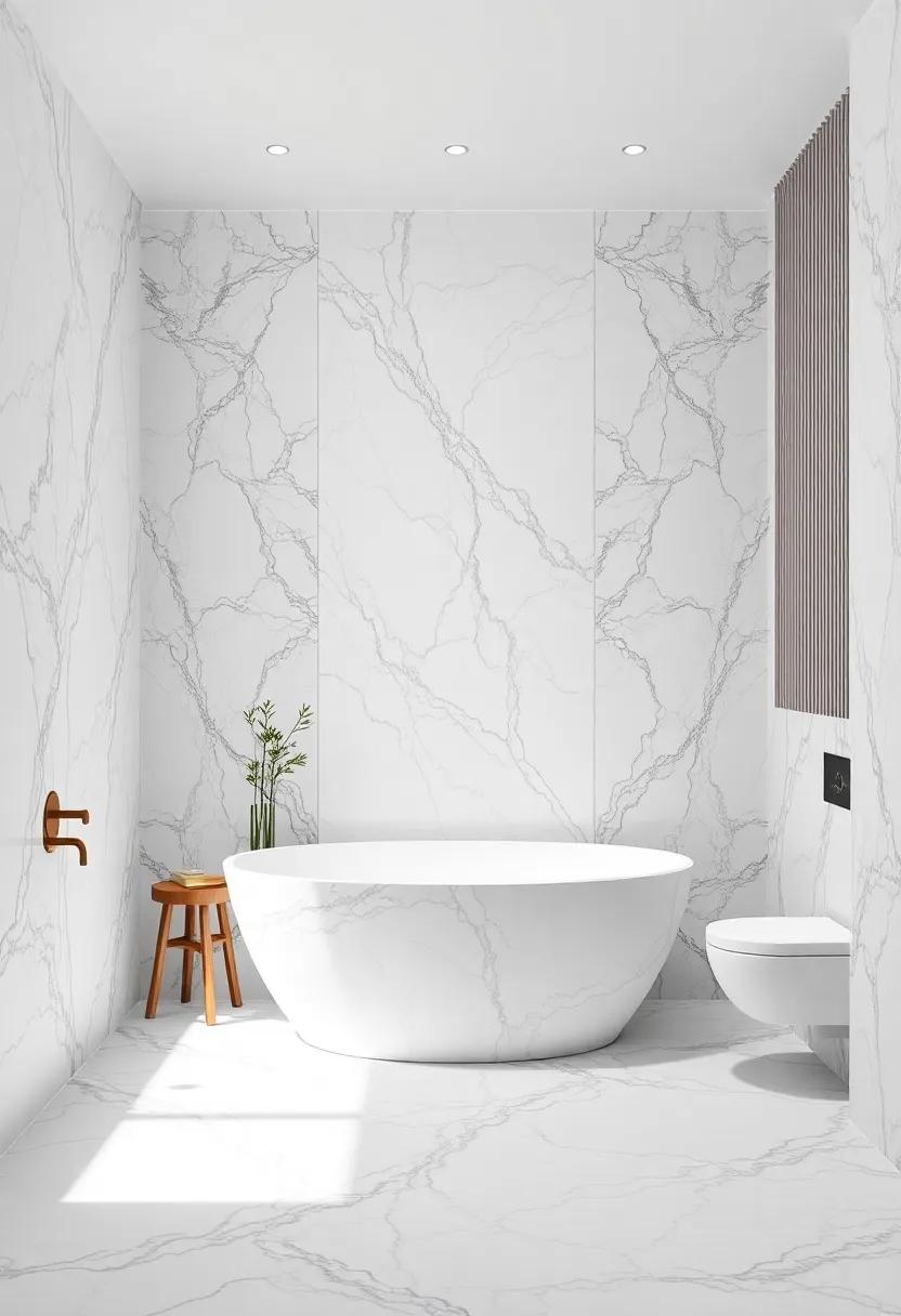 Elevating ‍Luxury⁤ with Marble​ Accents: Timeless ‌Elegance for your Bathroom