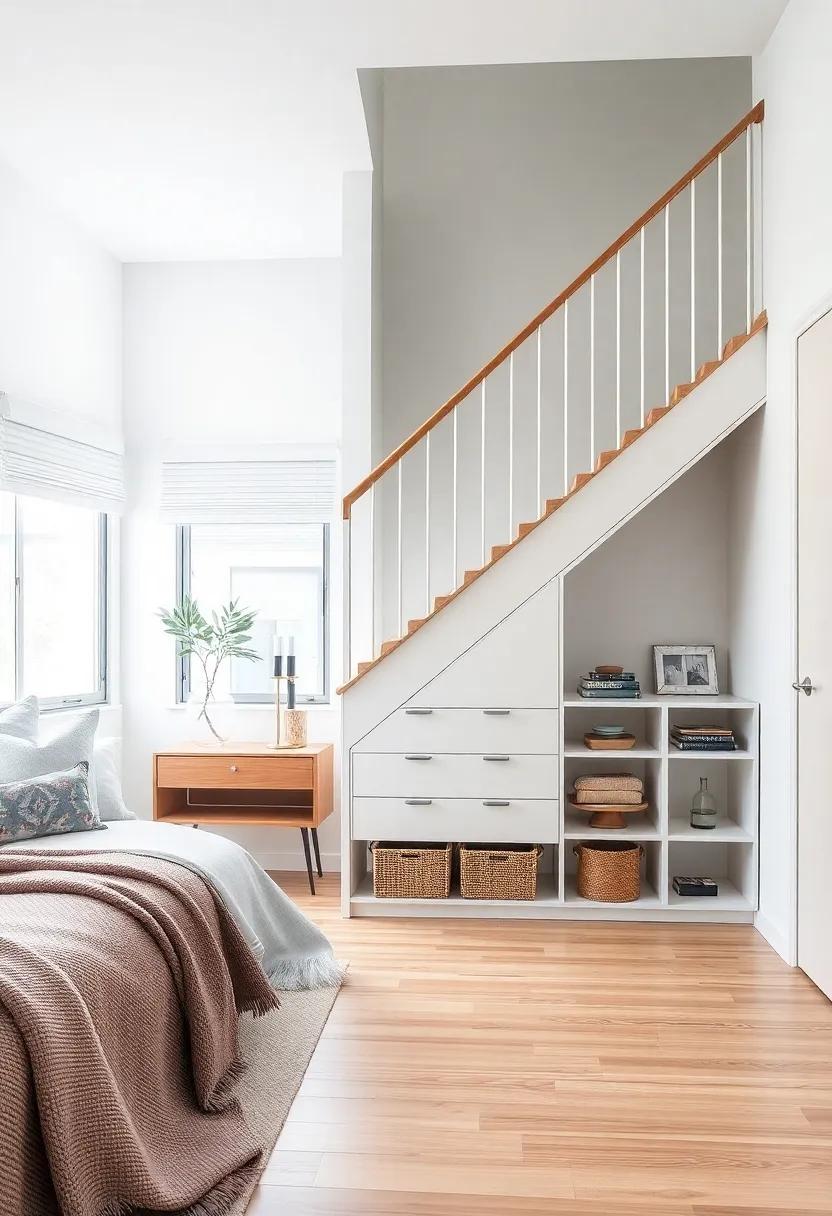 Stylish Storage Solutions Under Staircases in Adjacent Rooms