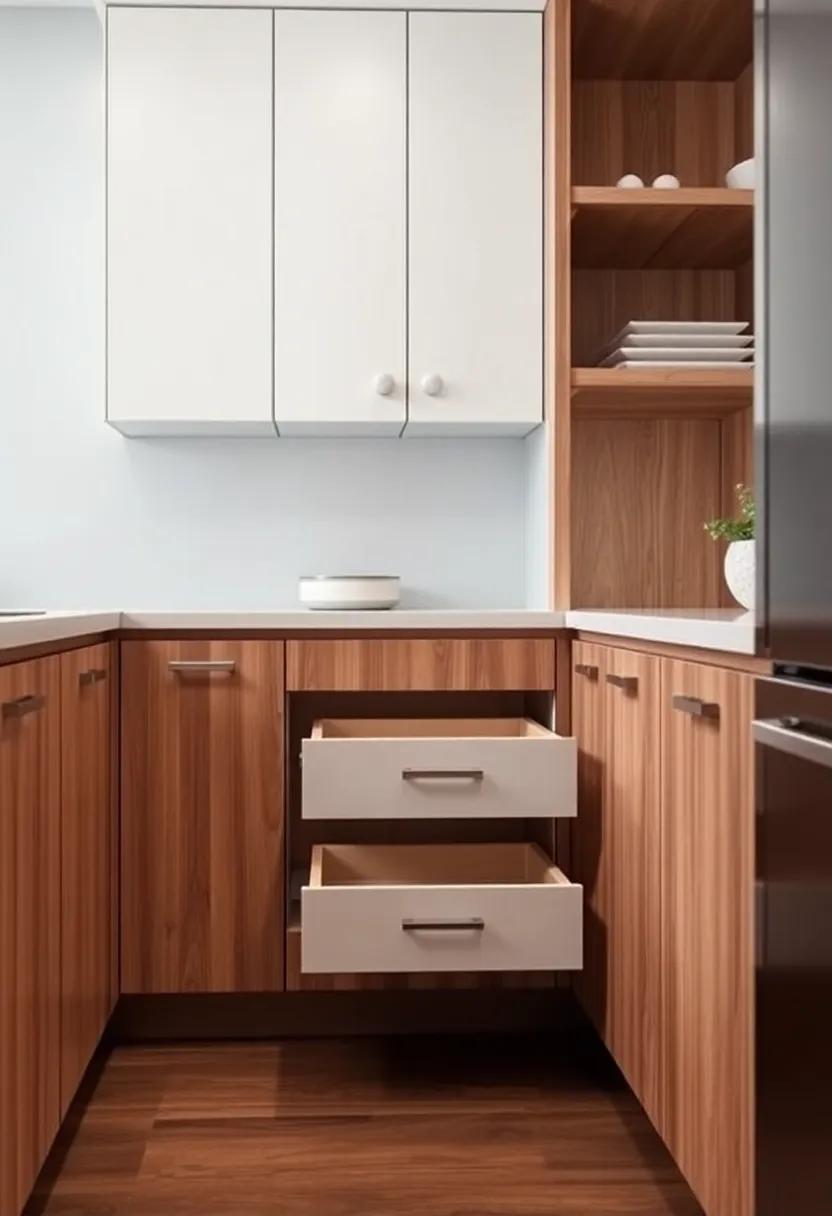 Incorporating Pull-Out Drawers for Easy Access to​ Deep Cabinets