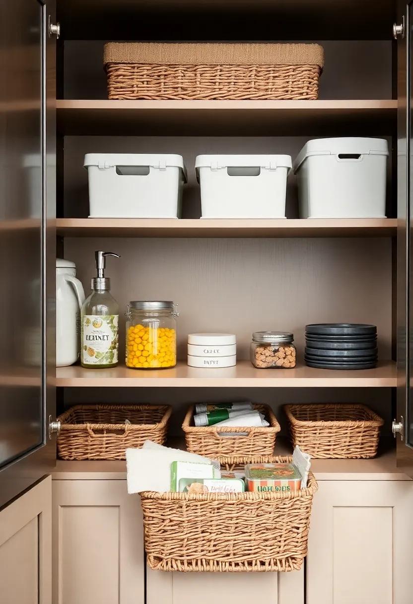 Smart Use of Baskets to Organize ​Pantry⁤ Items for a Clutter-Free Look