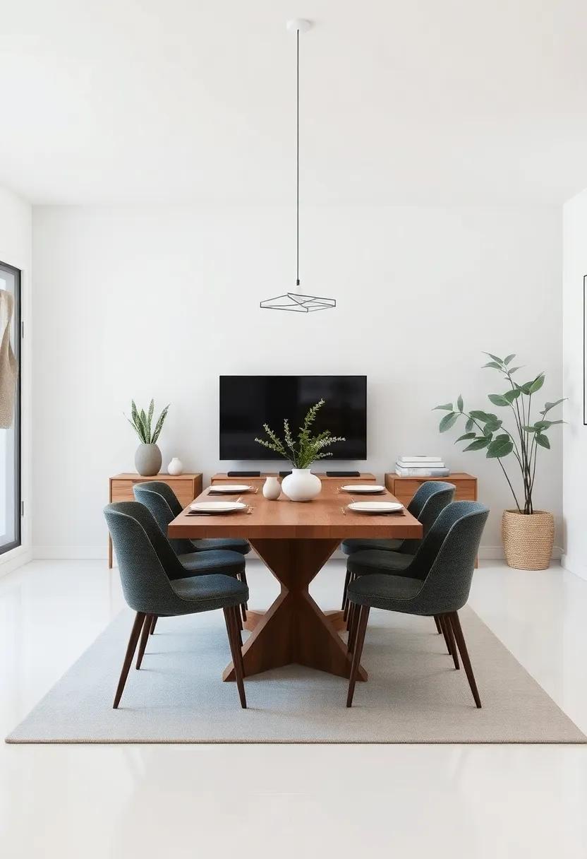 Eco-Friendly Approaches for ⁣Small Living Rooms with Dining Tables