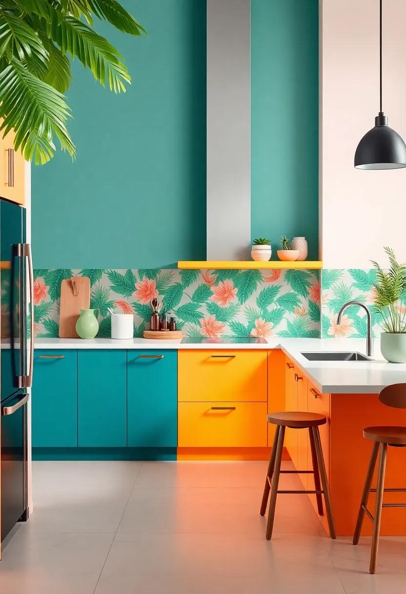 Mixing and ⁤Matching Colors for a Playful Kitchen Design