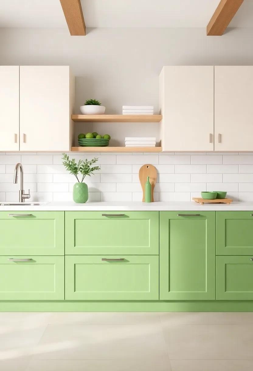 Vibrant Green and⁣ cream: Bringing ‍Nature Indoors with Style