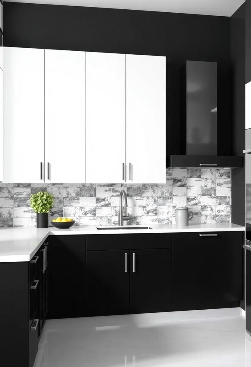 Designing⁣ with Black and White: Timeless⁢ Elegance in Kitchens