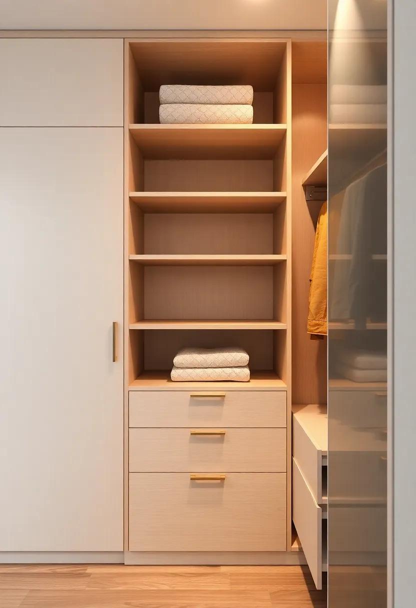 Optimizing Wardrobe Accessibility with Innovative Pull-Out Shelving