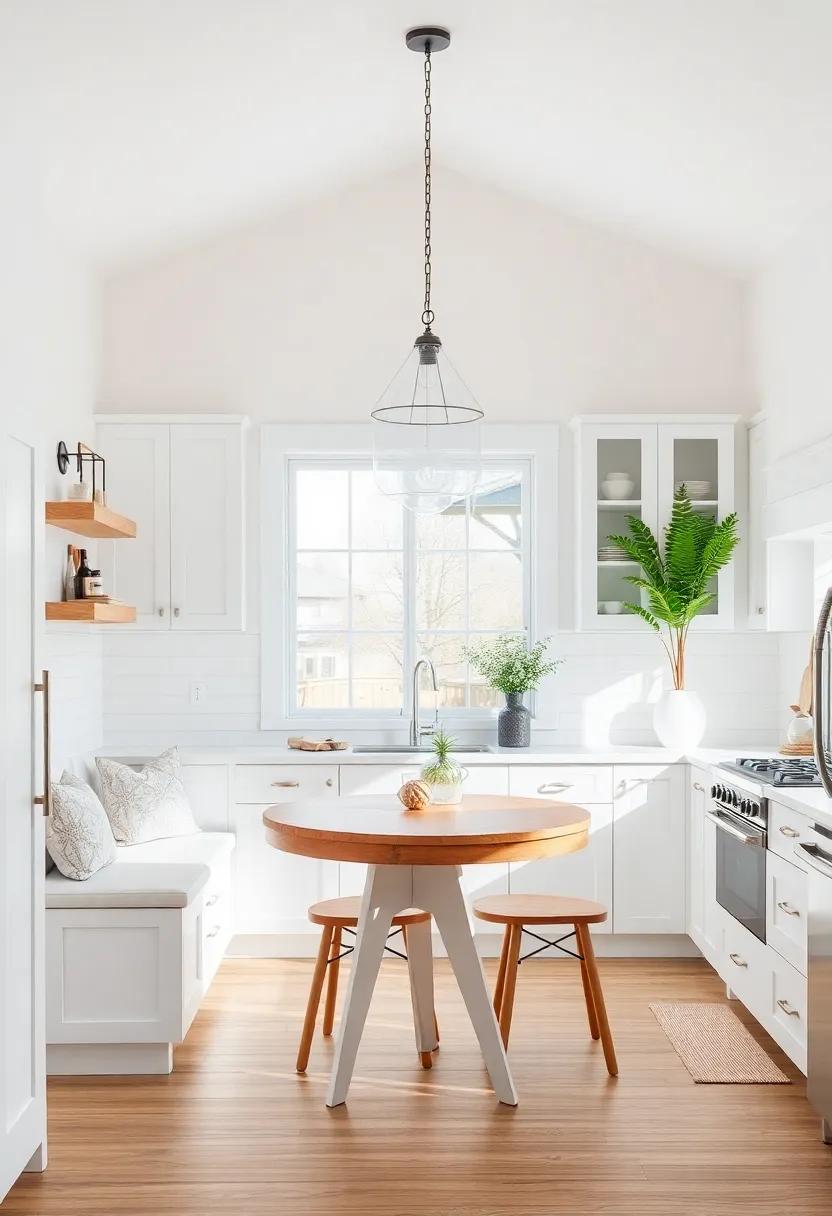 Cozy Nooks: ‌Creating Functional Spaces in White Farmhouse Kitchens