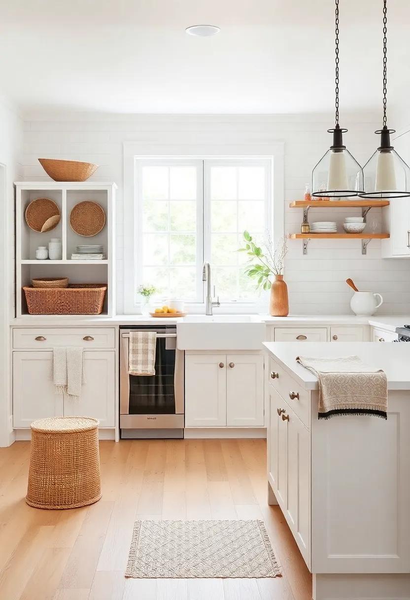 The Role of Textiles in Adding ⁢Warmth‌ to White Kitchens