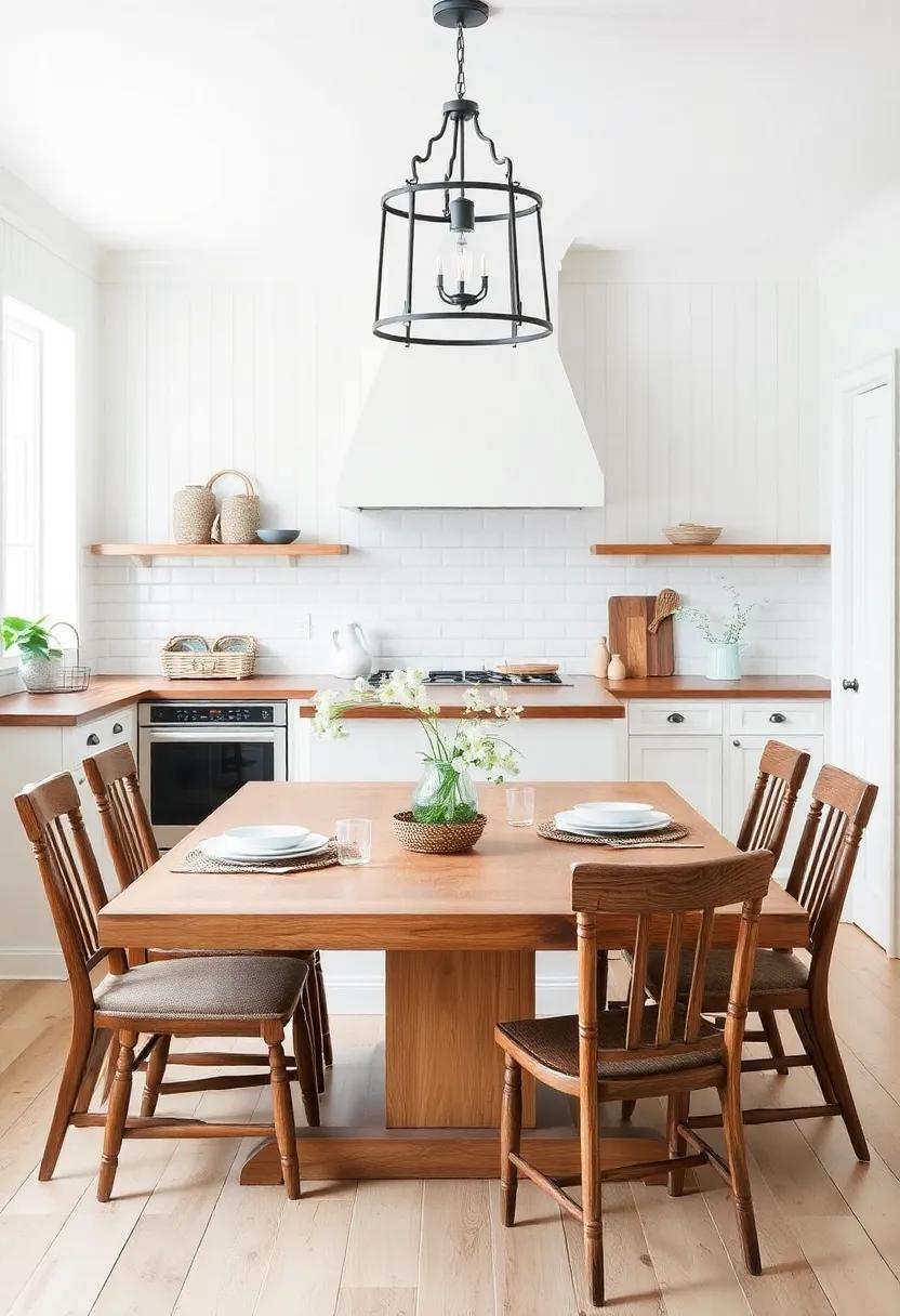 A Taste of Rustic elegance: Farmhouse dining Spaces