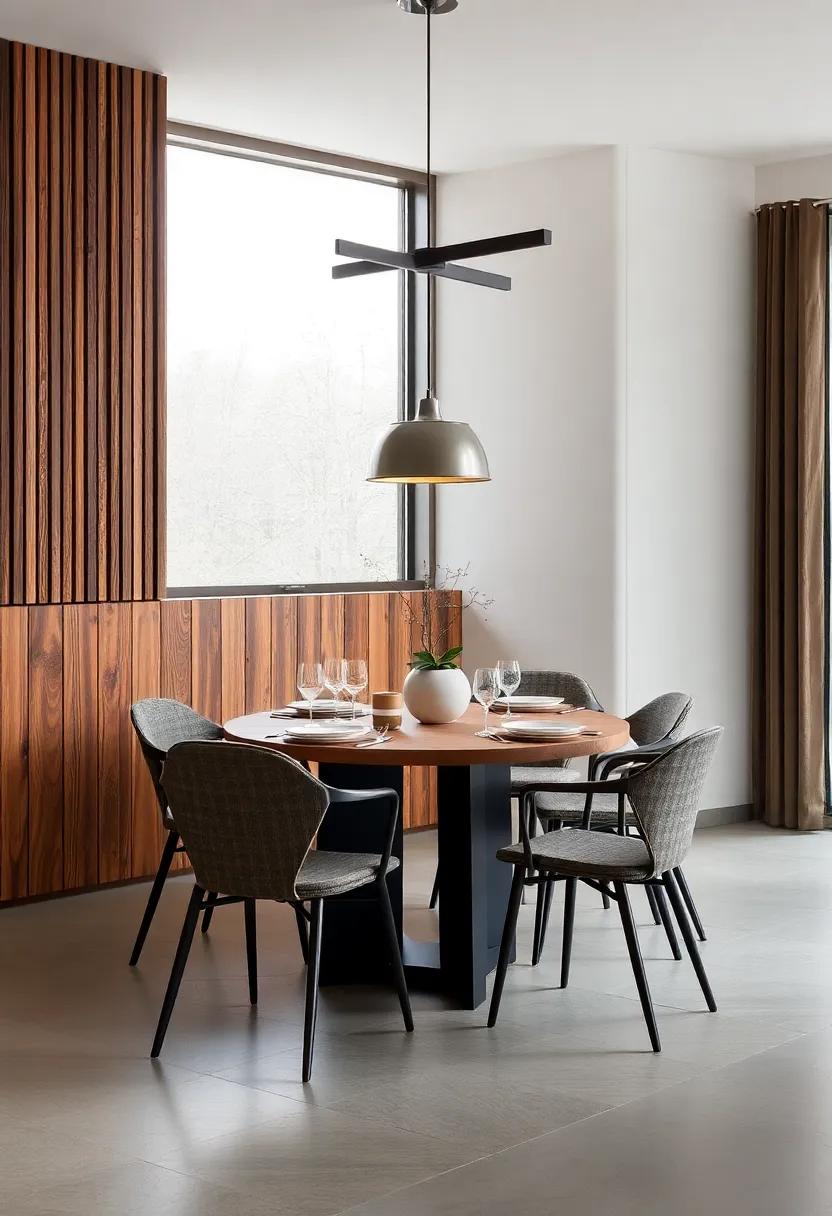 Incorporating Mixed ‍Materials‌ for a Unique Dining Experience