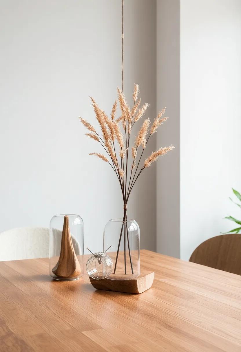 Decorative Centerpieces That Showcase Wood and Metal​ Harmony