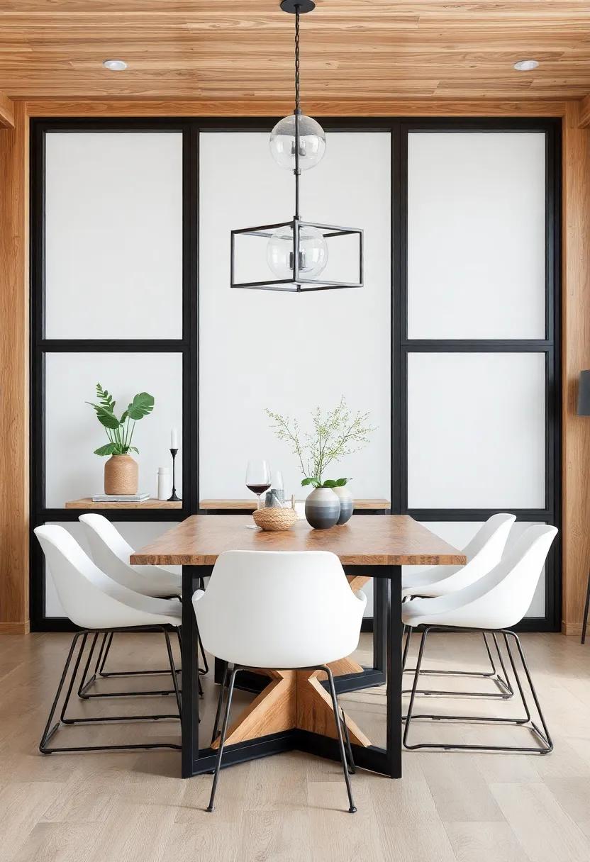 Envisioning Your Ideal Dining Room with a harmonious Blend of Elements