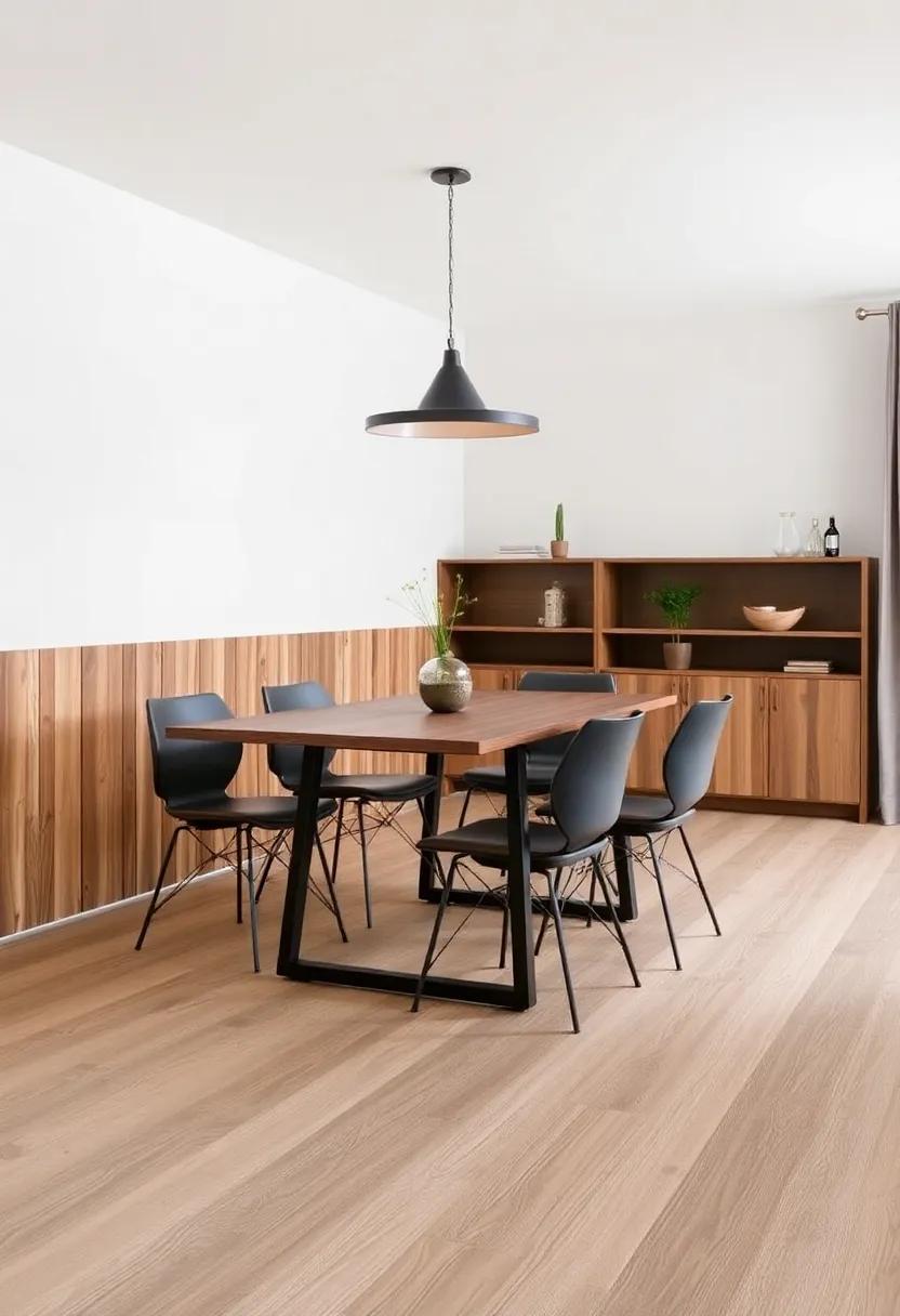 Maximizing Space with⁢ Multipurpose Wood⁤ and Metal Dining Solutions