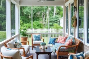 Embrace Coastal Charm: Transform Your Screened Porch with Nautical Decor Ideas