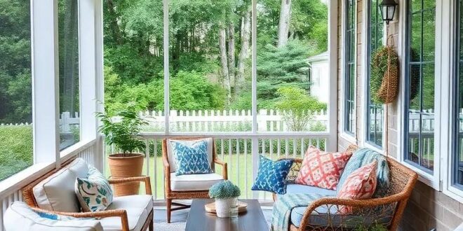 Embrace Coastal Charm: Transform Your Screened Porch with Nautical Decor Ideas