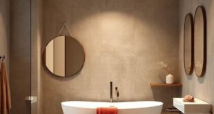 24 Inspiring Ideas for a Two-Tone Brown and Cream Bathroom Makeover