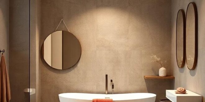 24 Inspiring Ideas for a Two-Tone Brown and Cream Bathroom Makeover