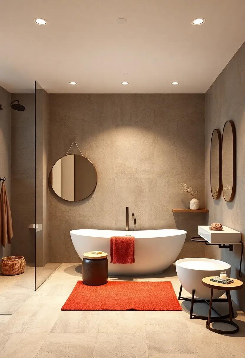 24 Inspiring Ideas for a Two-Tone Brown and Cream Bathroom Makeover