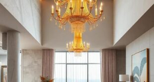 29 Glamorous Golden Chandeliers Elevating Luxury Interiors to New Heights