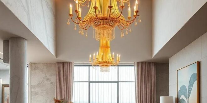 29 Glamorous Golden Chandeliers Elevating Luxury Interiors to New Heights