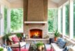 25 Cozy Ideas for Your Dream Screened Porch with Fireplace: Embrace Indoor-Outdoor Living